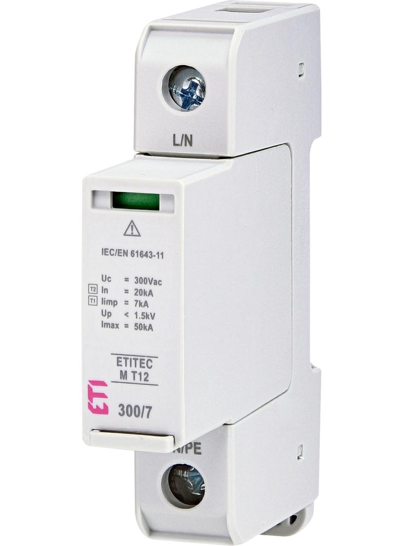 Ogranicznik przepięć T1+T2 (B+C) TEC M T12 300/7 1+0 002440500 ETI