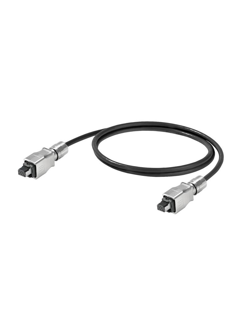 IE-CSQS9VE0020AQEAQE-K1 (zmontowany) hybrydowy przewód przesyłu danych, czarny, 300 V /1szt./ 1465850020 WEIDMÜLLER