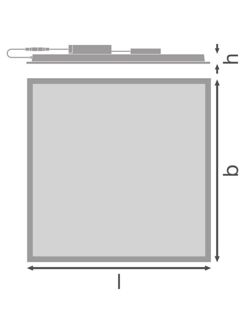 Oprawa PANEL COMFORT 625 P 33W 865 U19 DALIVR