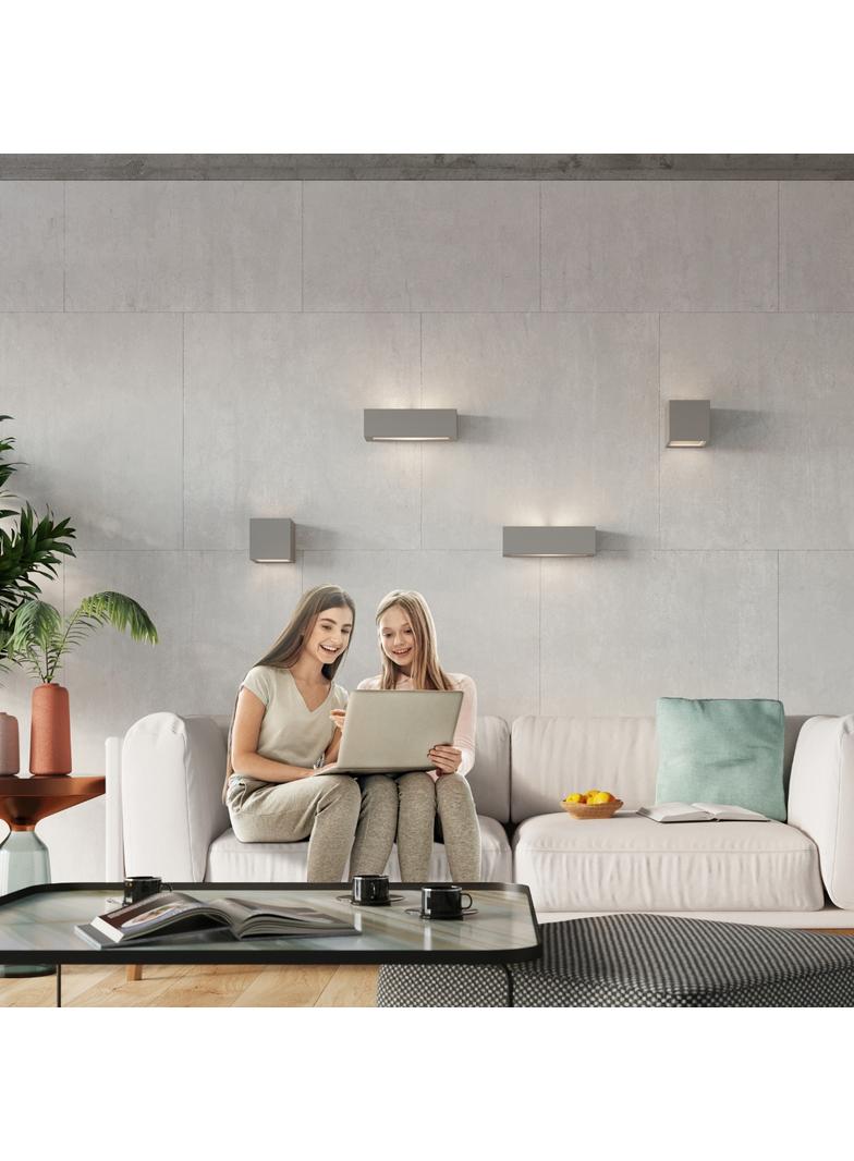 Sollux Kinkiet ceramiczny LEO szary SL.0871