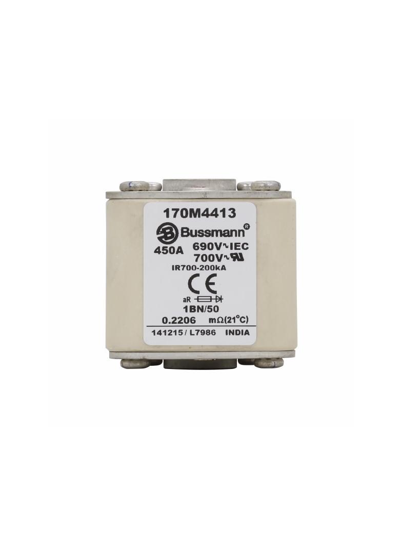FUSE 450A 690V 1BN/50 AR UC Wkładka szybka 450A AC 690V rozmiar 1 53x69x51 mm aR IEC UL w 170M4413 E