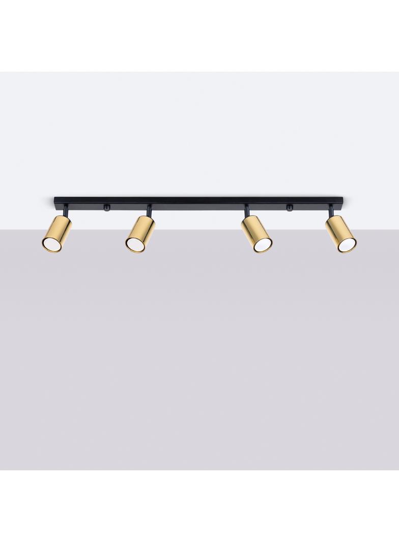 Plafon WINX 4L czarny/złoty