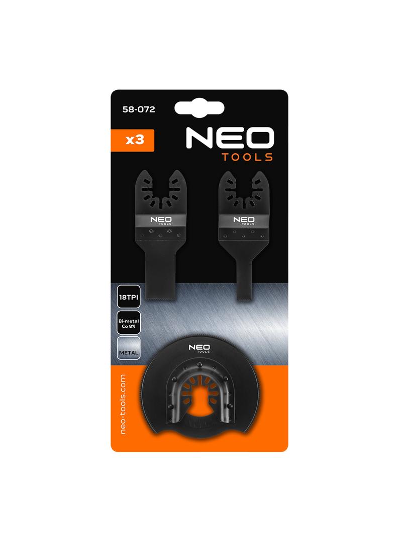 Zestaw brzeszczotów do metalu, 3 szt.