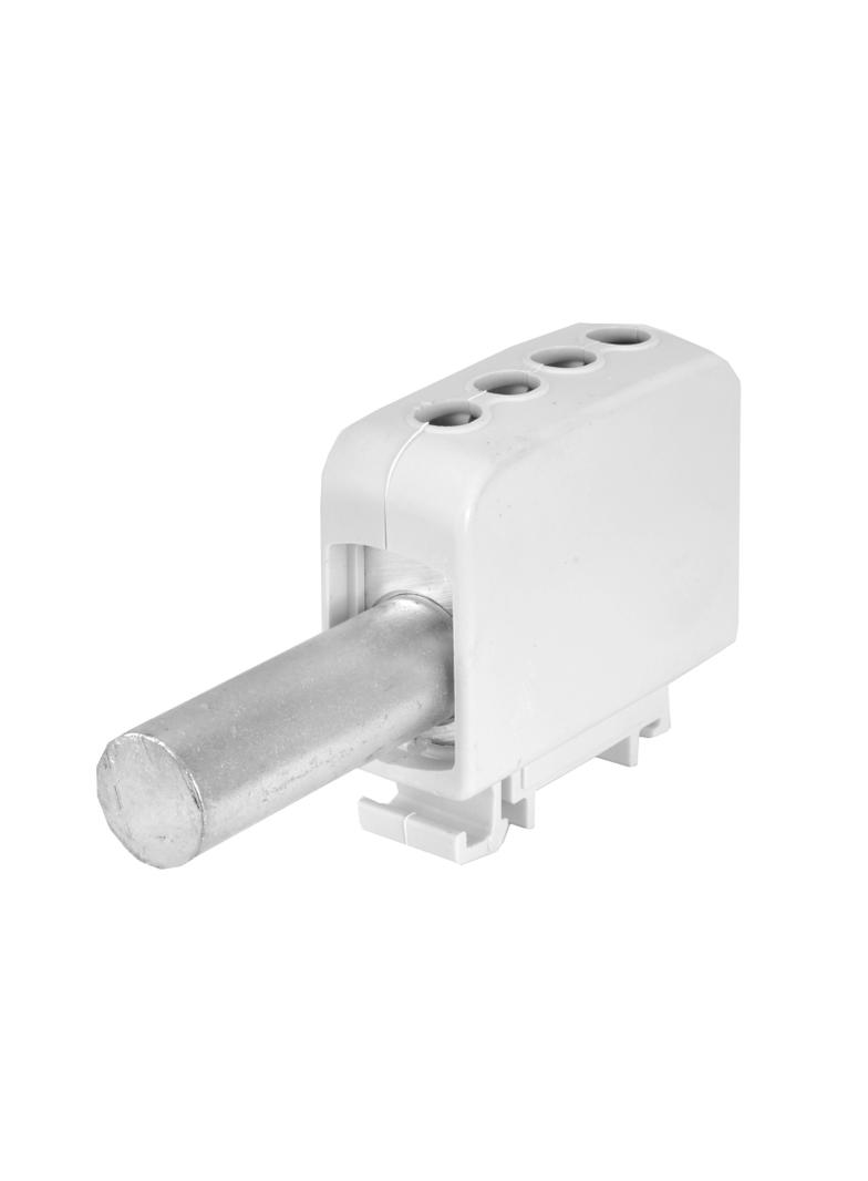 ZGGB1x95/2x35s ,  Złączka sz. gwint. aparatowa AL/CU, 1 x 95 mm2, 2 x35 TS 35/ 1 tor, szary