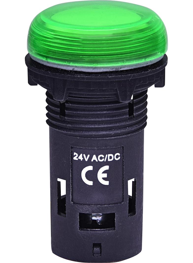 ECLI-024C-G - Lampka LED 24V AC/DC -Zielona