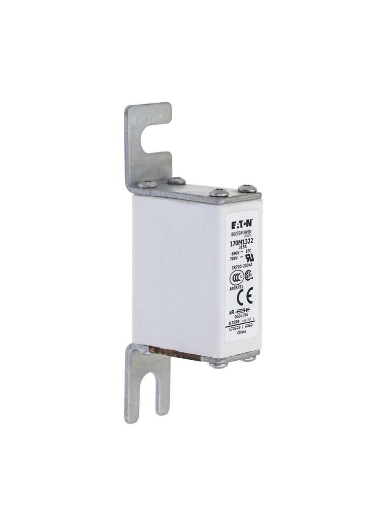 315A 690V IEC aR 000U/80 SQUAREBODY FUSE Wkładka szybka 315A AC 690V DIN 000 21x40x100 mm, 170M1322