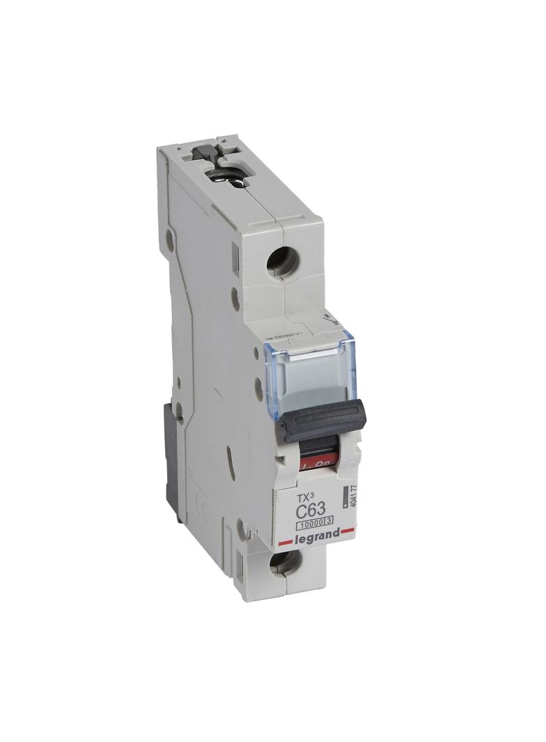 WYŁĄCZNIK NADPRĄDOWY S 311 1P C 63A 10000A SERII TX3, Legrand