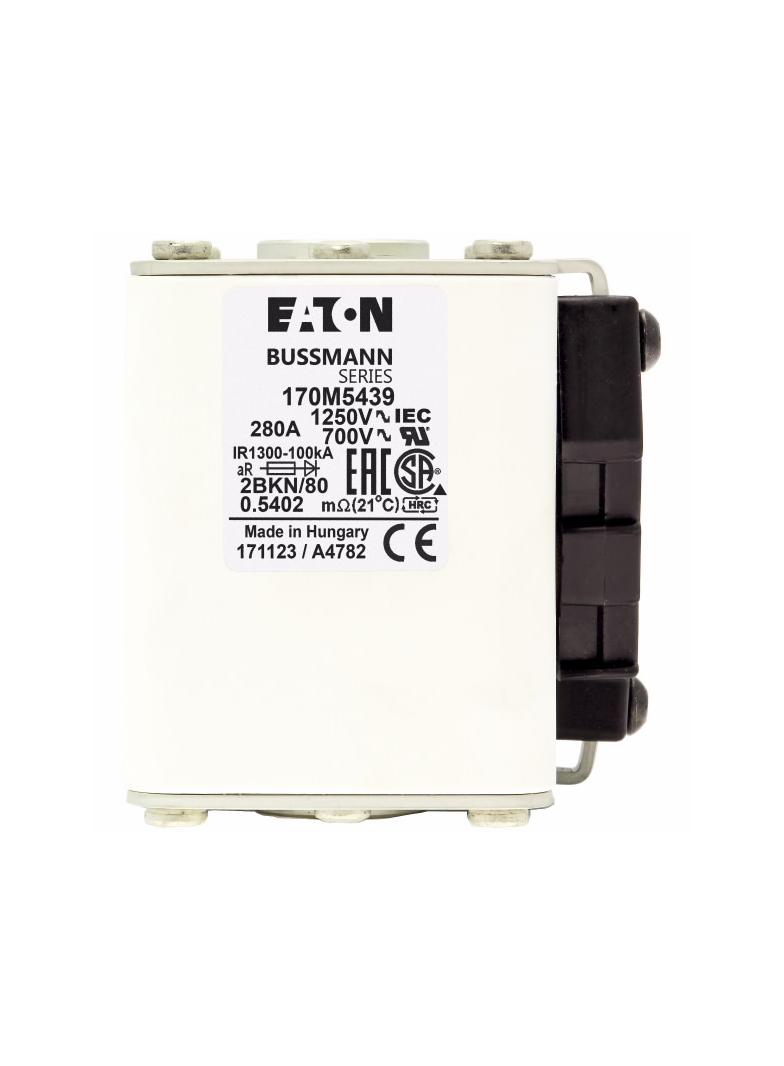 FUSE 280A 1250V 2BKN/80 AR Wkładka szybka 280A AC 1250V rozmiar 2 61x77x81 mm aR IEC UL 170M5439 EAT