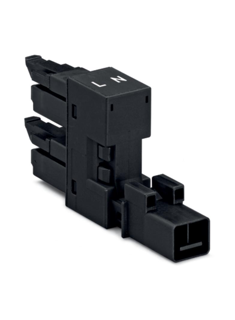 WINSTA MINI rozgałęźnik typu h 2-torowy czarny