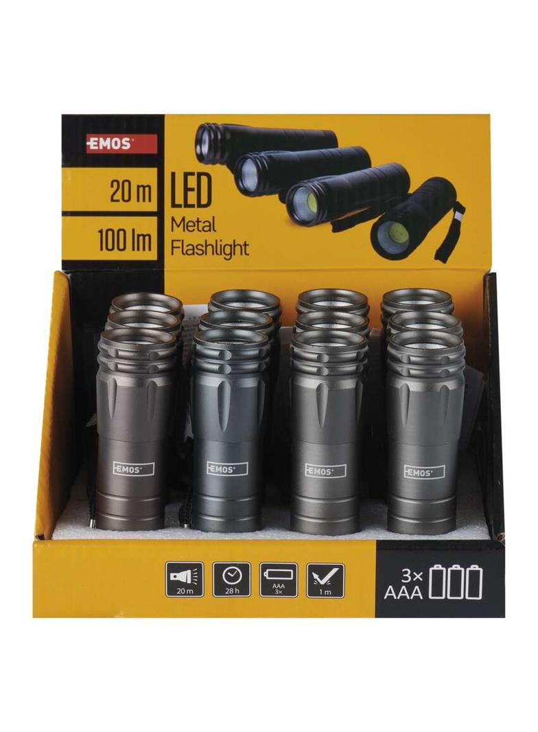 Latarka 3W LED COB 3x AAA 12 P4705 EMOS