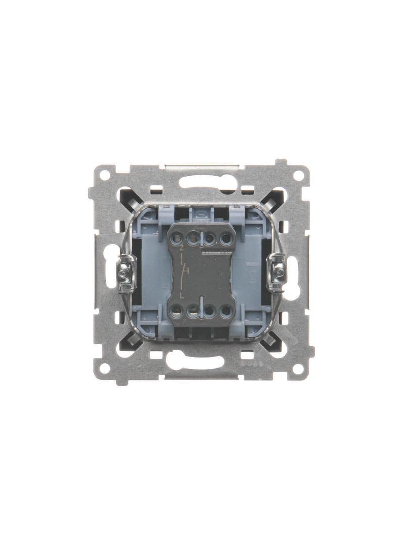 Simon 54 Przycisk „światło” 16A z. śrub. czarny