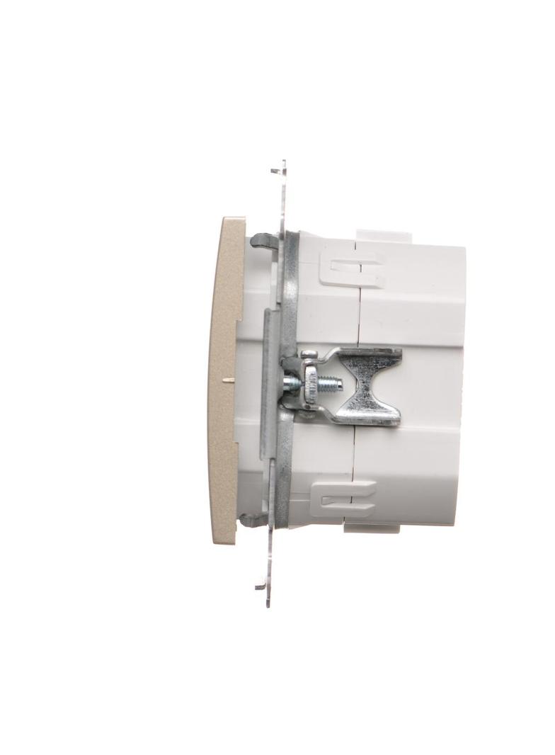 Simon 54 Elektroniczny łącznik/przycisk 4-krotny do sterowania 4 obwodami złoty mat