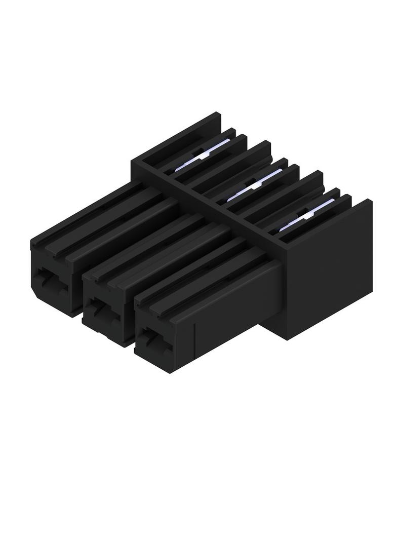 BVL 7.62HP/03/90 3.5SN BK BX Wtyk PCB (złącze wiązki), 7.62 mm, Liczba biegunów: 3, kąt odejścia: 90° /100szt./ 1928290000 WEIDMÜLLER