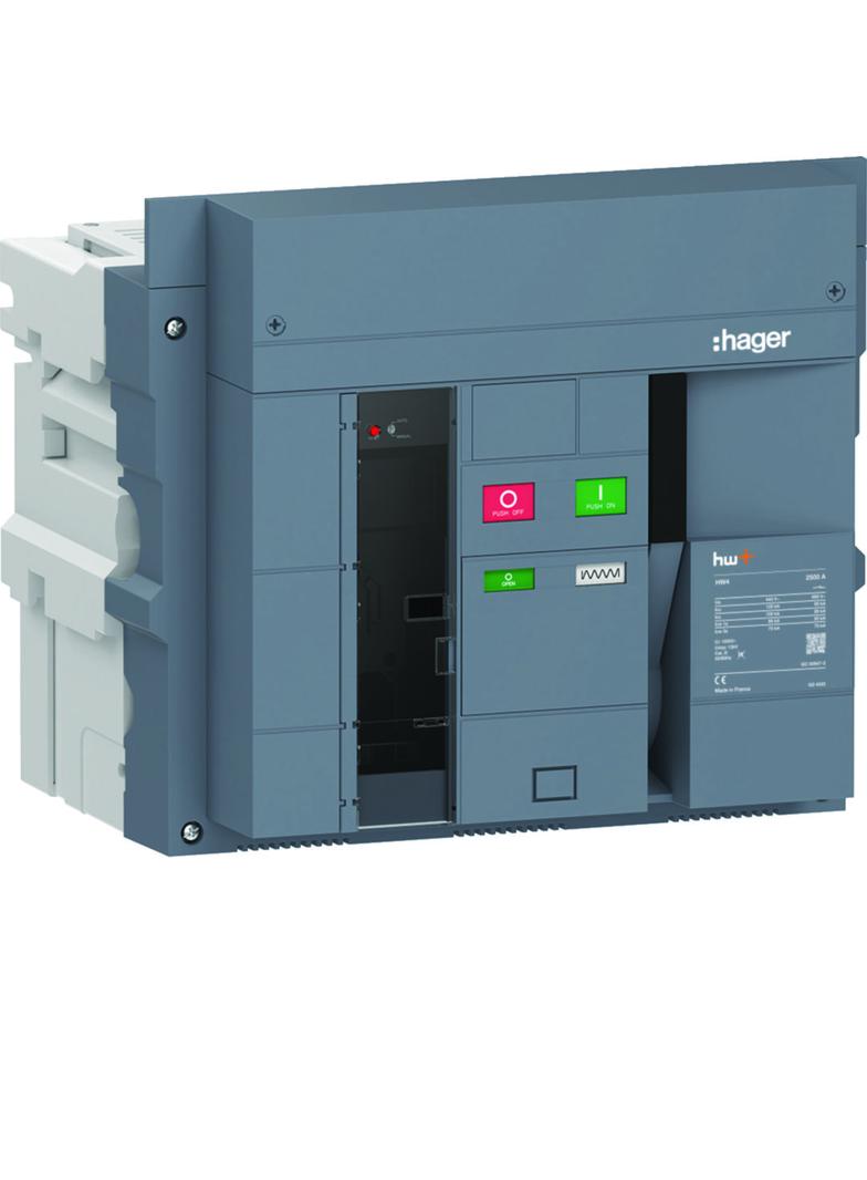 ACB HW4 120kA 2500A 3P Wyłącznik powietrzny wysuwny do wyzw. sentinel Energy HW4P325DE HAGER