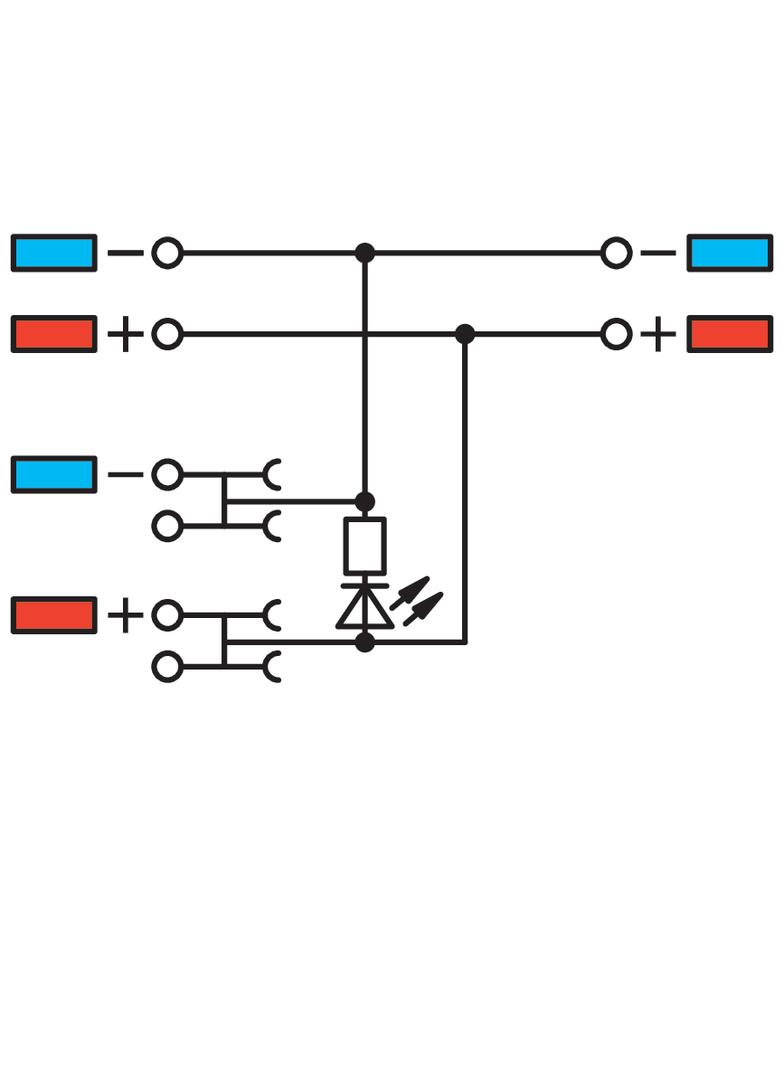 3-przewodowa złączka zasil. do czujników
