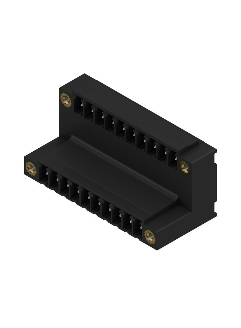 SCDV-THR 3.81/20/90F 3.2SN BK BX Wtyki PCB (złącza płyty), 3.81 mm, Liczba biegunów: 20, kąt odejścia: 90° /50szt./ 1034060000 WEIDMÜLLER
