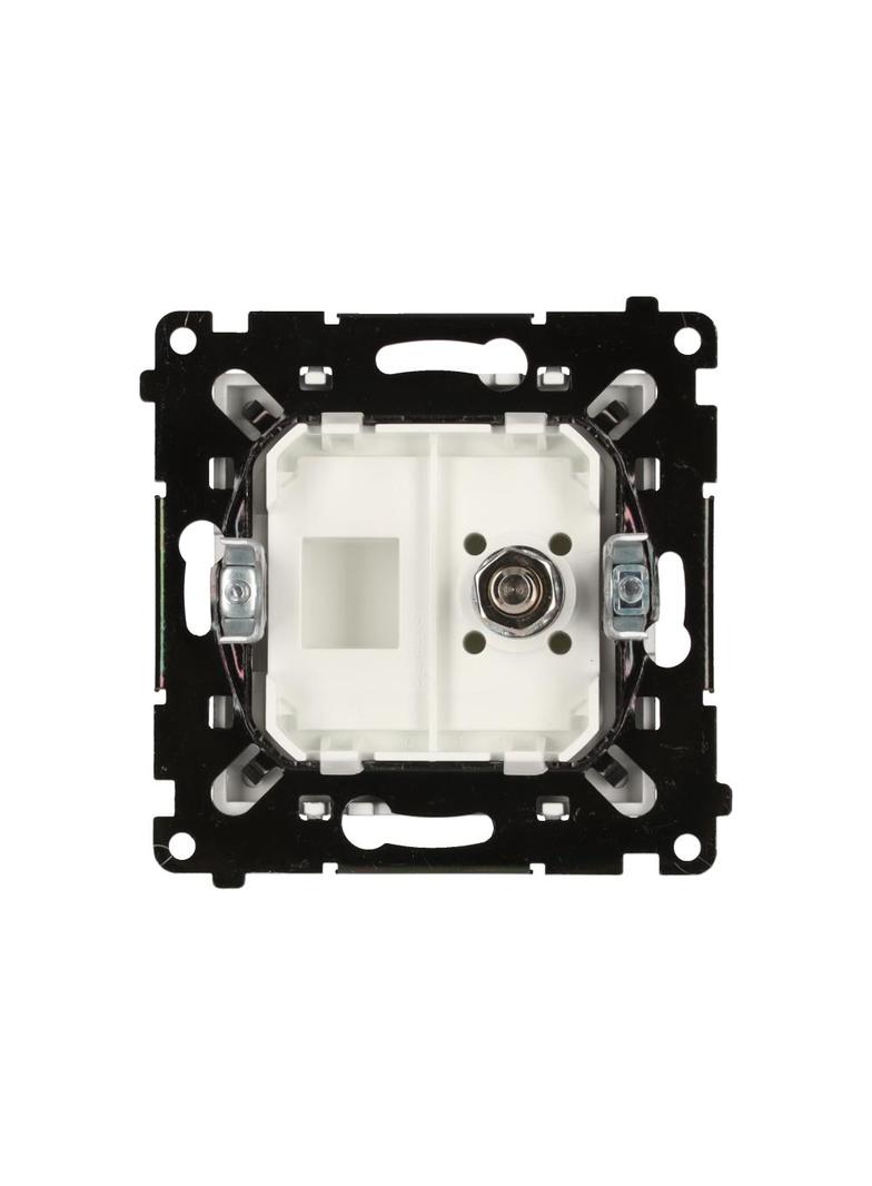 Simon 55 Gniazdo ekwipotencjalne pojedyncze Aluminium mat