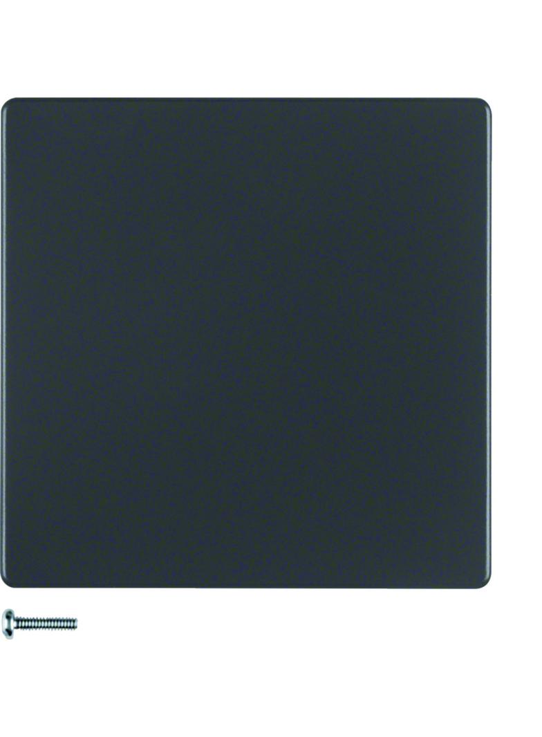 BERKER Q.x KNX RF quicklink Przycisk pojedynczy antracyt aksamit lakierowana 85145126 HAGER