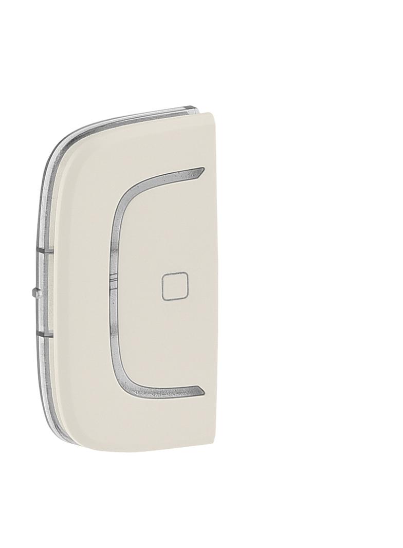 MY HOME VALENA ALLURE - KLAWISZ DO STEROWANIA SILNIKIEM ROLET LEWY STOP KREMOWY, Legrand