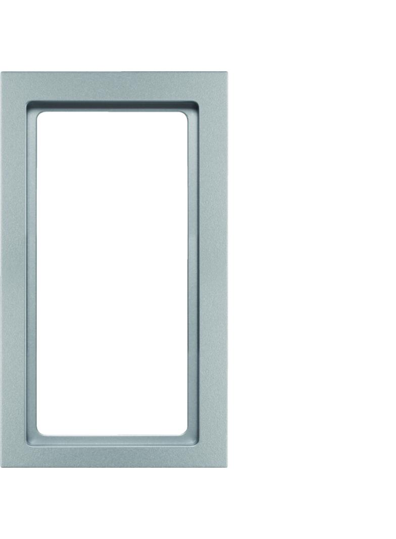 BERKER Q.3 Ramka z dużym wycięciem aluminium aksamit lakierowana 13096094 HAGER