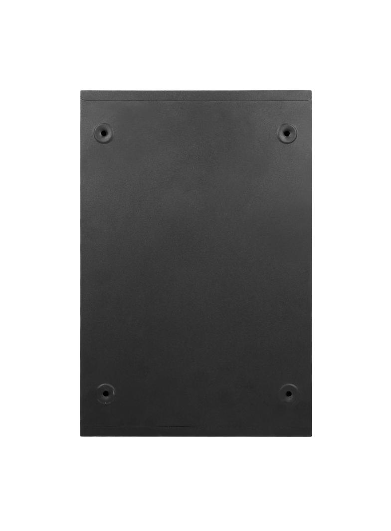 Skrzynka na listy BALI z galwanizowanej stali mała z wizytownikiem kolor czarny MB-3/B ORNO