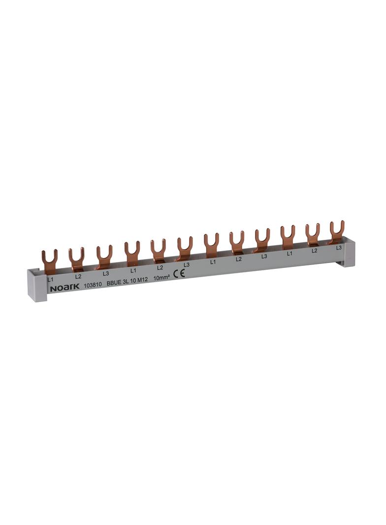 BBUE 1L 10 M9 Szyna łączeniowa 1P 10mm2 63A 9 modułów 103801 NOARK