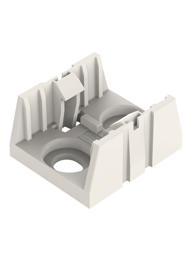 WINSTA płytka montażowa do rozgałęźnika 3-biegunowego biała