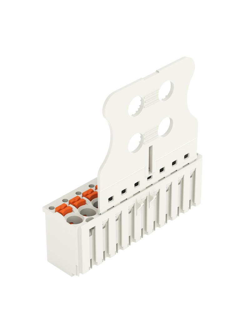 Gniazdo picoMAX raster 3,5mm 10‑biegunowe z płytką uchwytową 2091‑1110 /50szt./ WAGO