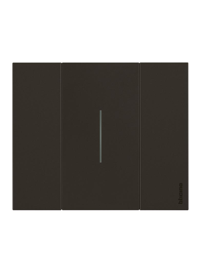 LIVING NOW - KLAWISZ - 2 MODUŁY - CZERŃ, Bticino