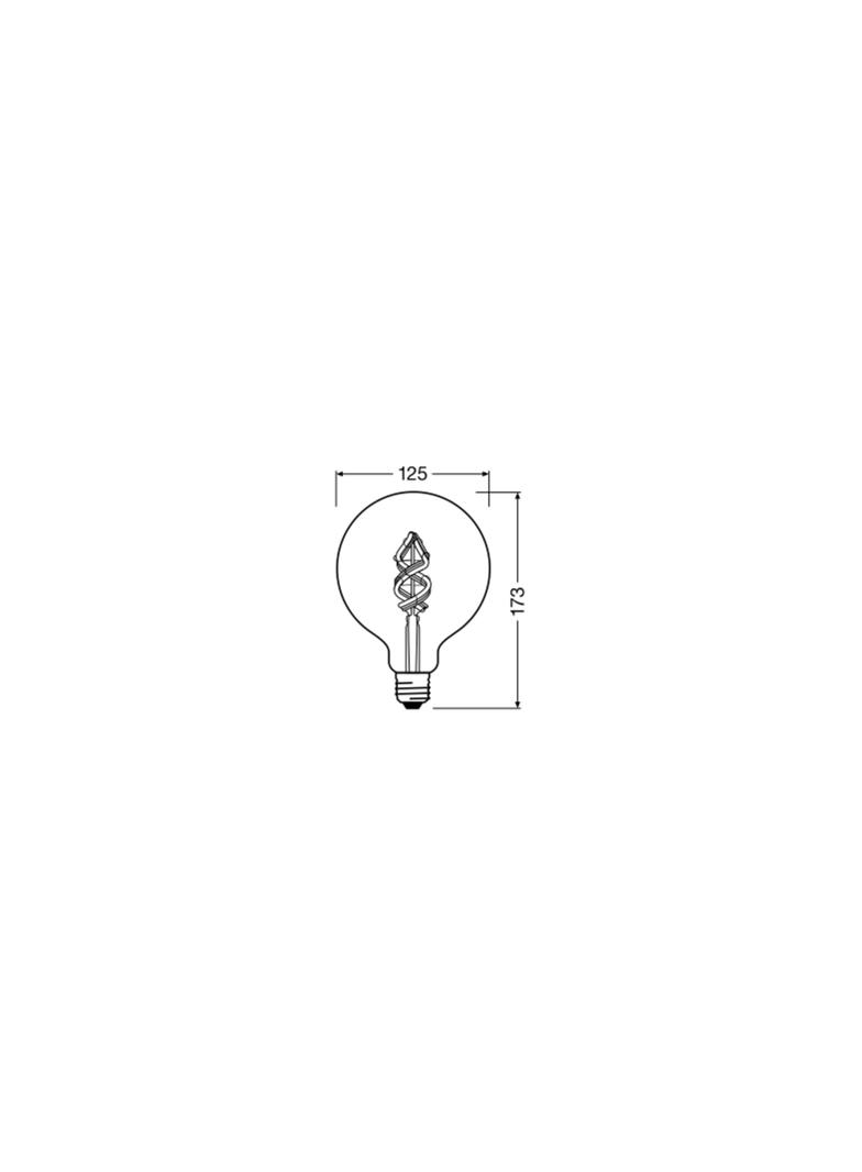 Lampa LED SMART+ WiFi CL Globe125 Filament szkło przezroczyste RGBW 30  4,5W/827 E27