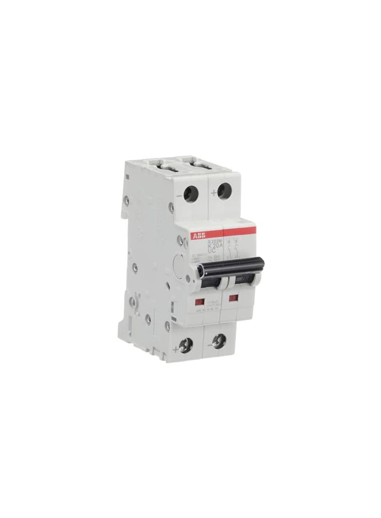 S202M-K20UC Wyłącznik nadprądowy 10kA AC/DC 2P K20A 2CDS272061R0487 ABB