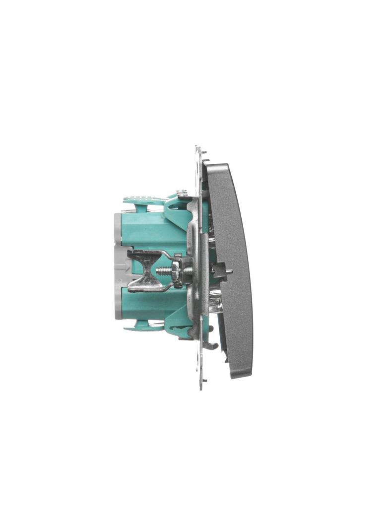 Simon Basic Przycisk światło z podświetleniem LED 10A szybkozłączka satynowy