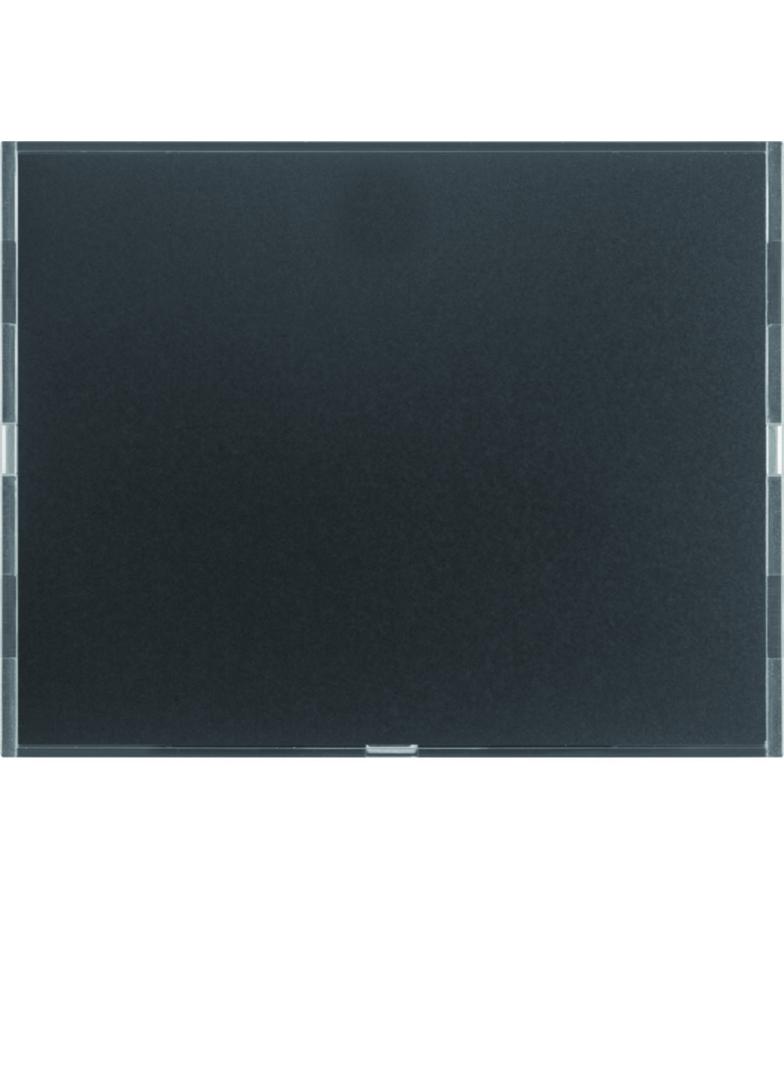 BERKER KNX e/s K.x Przycisk pojedynczy z polem opisowym z diodami LED RGB i czujnikiem temperatury antracyt 80161776 HAGER