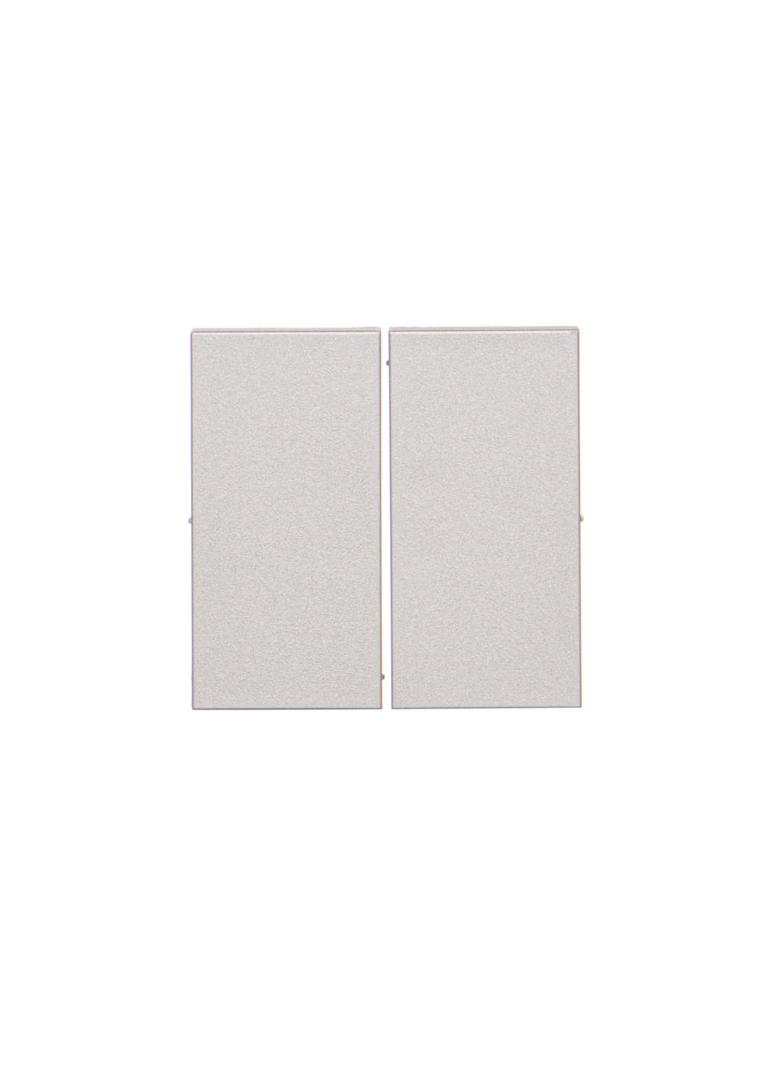 Simon 55 Klawisz podwójny do: SW5M SP2M Aluminium mat TKW5/143 KONTAKT
