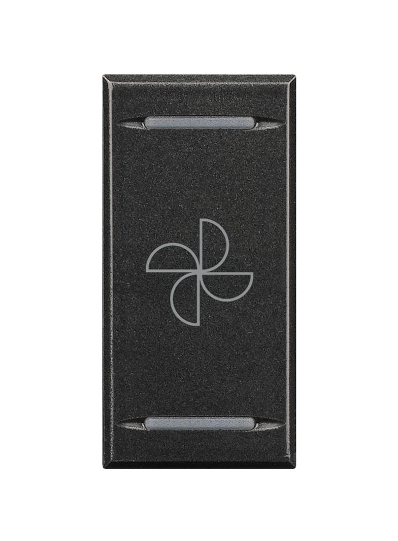 AXOLUTE MYHOME - KLAWISZ ''WENTYLATOR'' 1M ANTRACYT, HS4911BC, Bticino