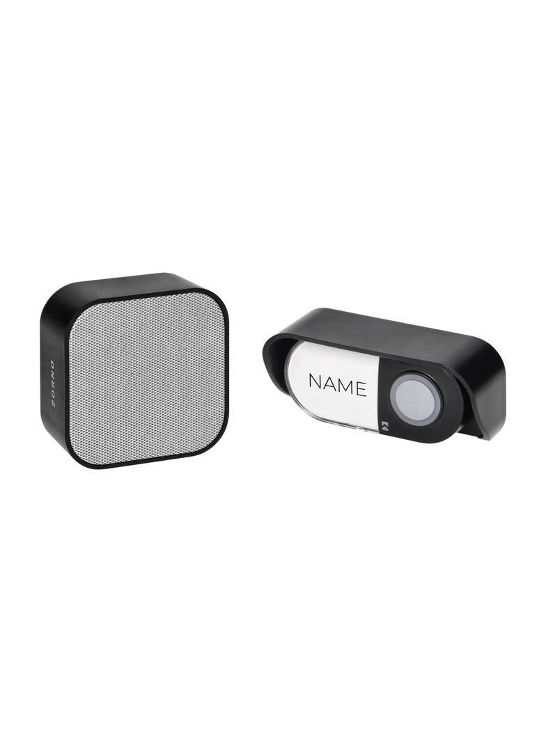 ATEL DC, dzwonek bezprzewodowy bateryjny, learning system, 38 dźwięków, 150m, czarny