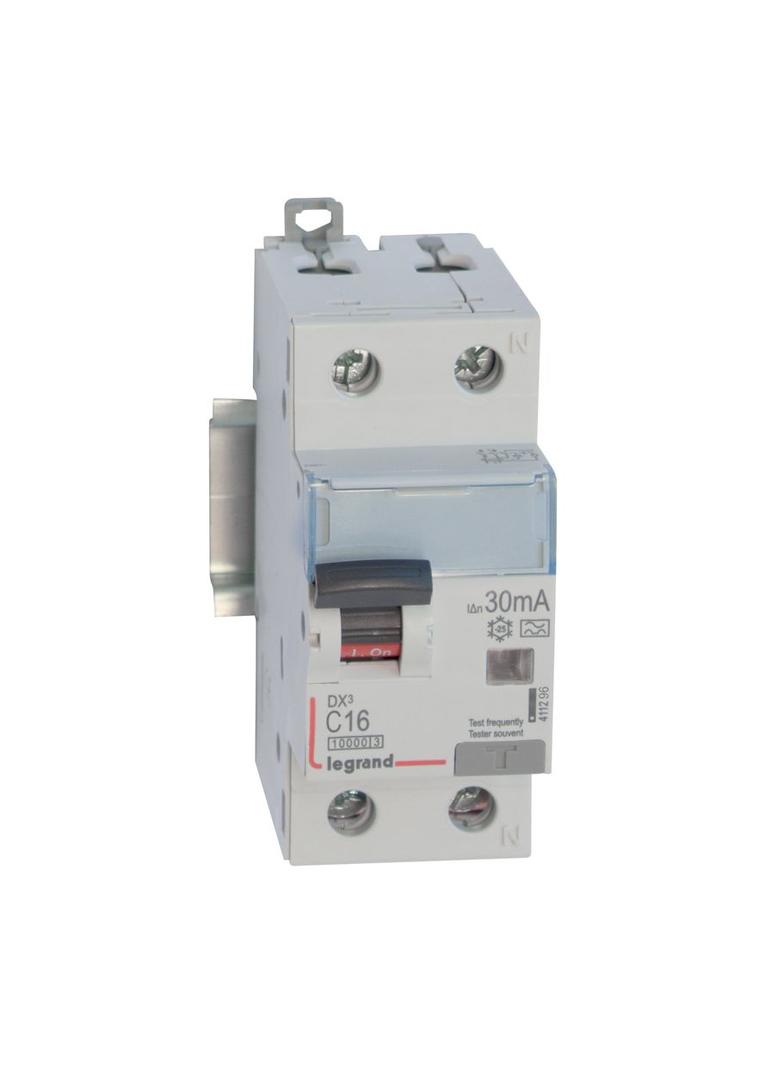 WYŁĄCZNIK RÓŻNICOWONADPRĄDOWY P 312 2P C 16A 30MA TYP A 10KA SERII DX3, Legrand