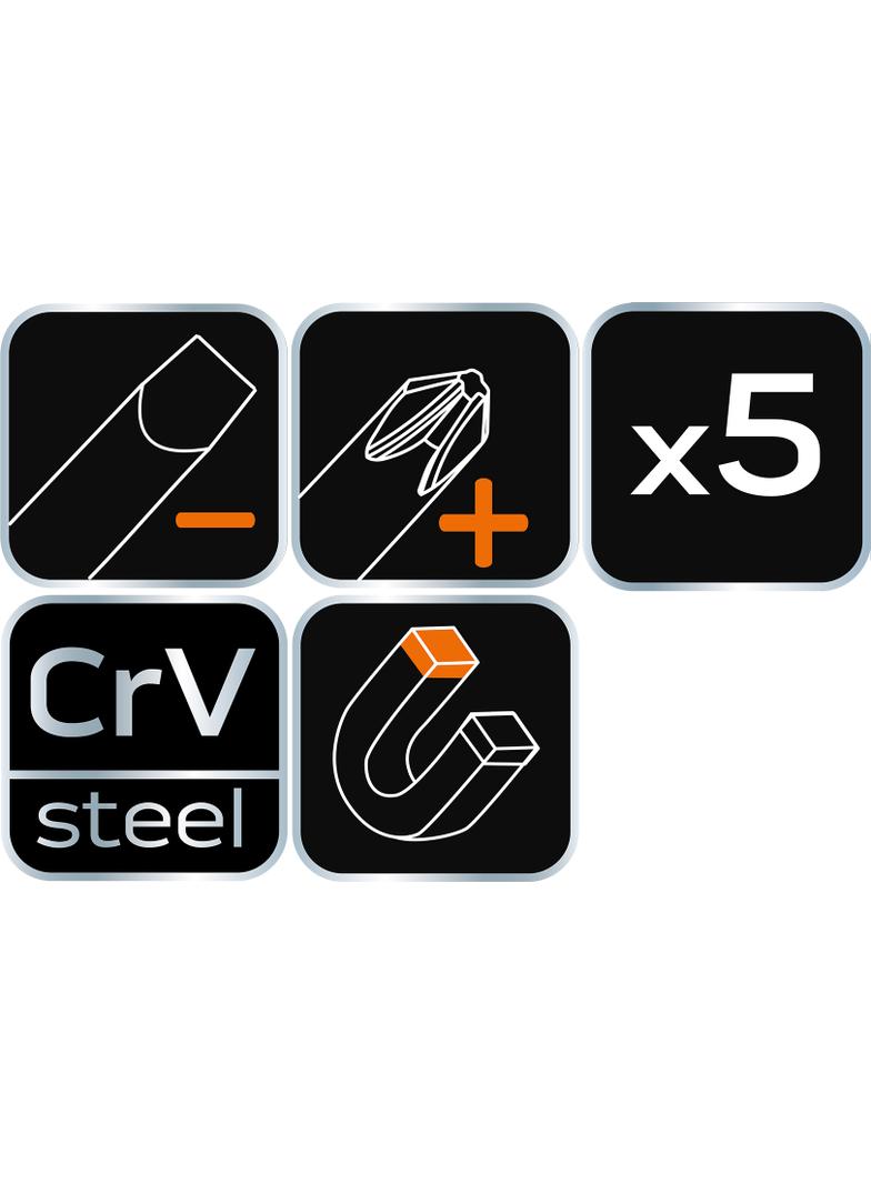 Wkrętaki, zestaw 5 szt.