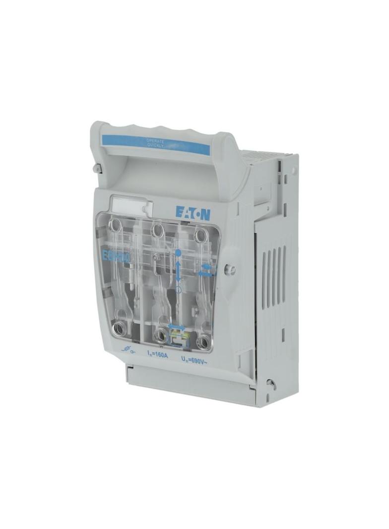EBH00O3TV1 Rozłącznik bezpiecznikowy poziomy 160A AC 690V NH00 AC23B 3P IEC zaciski V EBH00O3TV1 EAT
