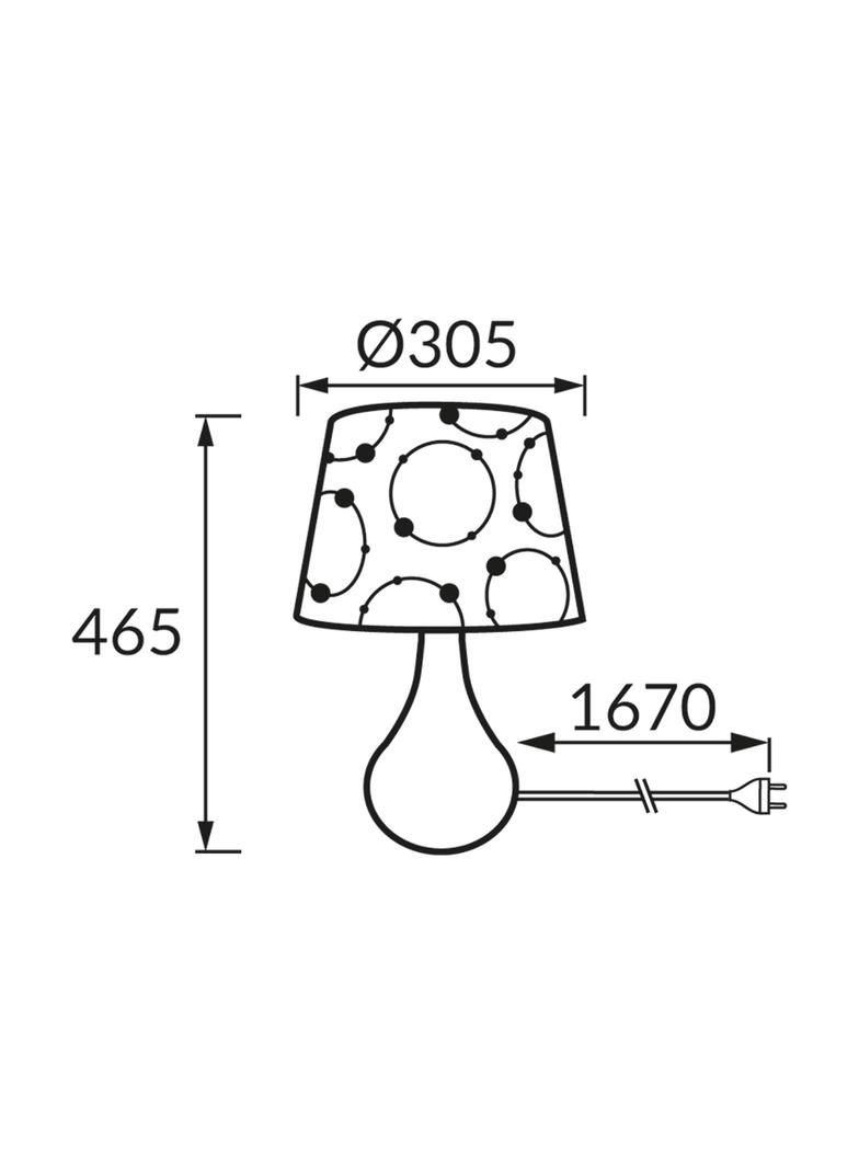 Lampka stołowa LARYSA E14 BLACK