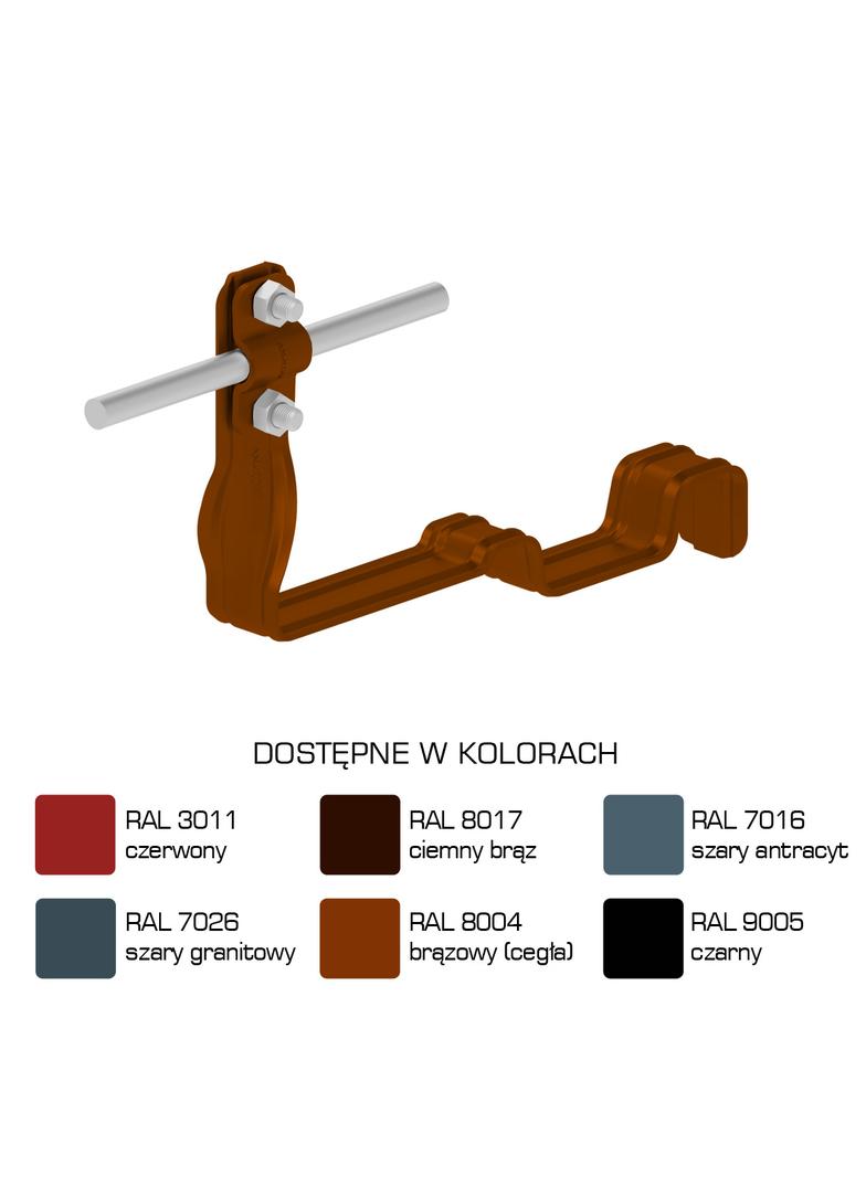 AN-29L/LA/-N Uchwyt dach.prof.skr.Z-śr. WZÓR 34 H=10cm /LA/