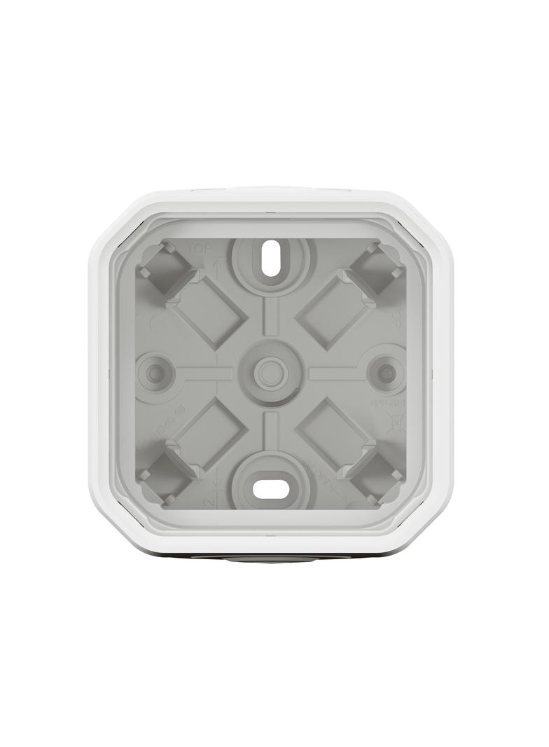 NOWE PLEXO - PUSZKA NATYNKOWA POJEDYNCZA Z PRZEPUSTEM MEMBRANOWYM BIAŁA