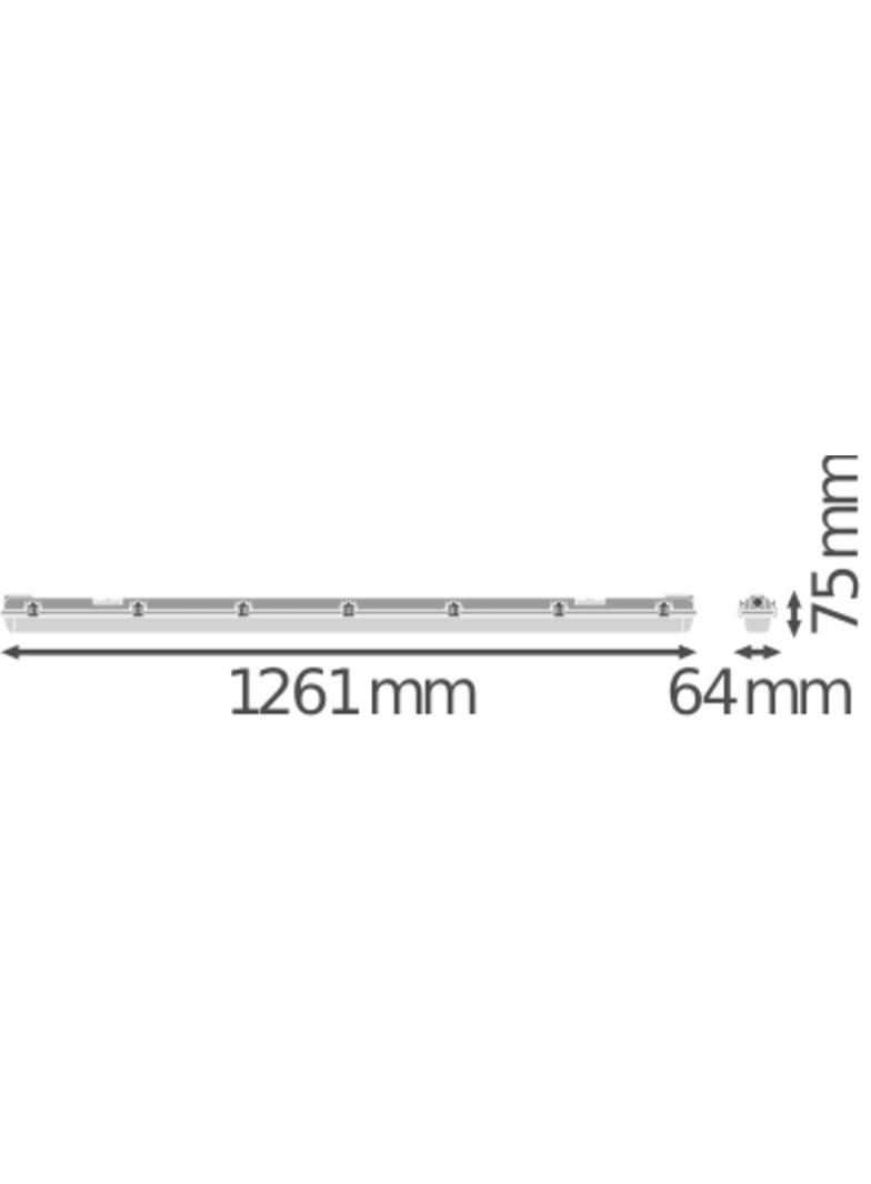 Oprawa DAMP PROOF 1200 1xLAMP HOUSING IP65