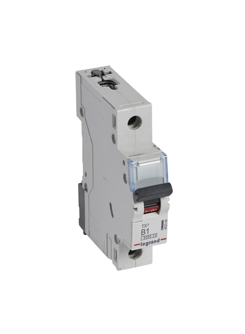 Wyłącznik Nadprądowy S 301 1P B1A 6kA TX3 403349 LEGRAND