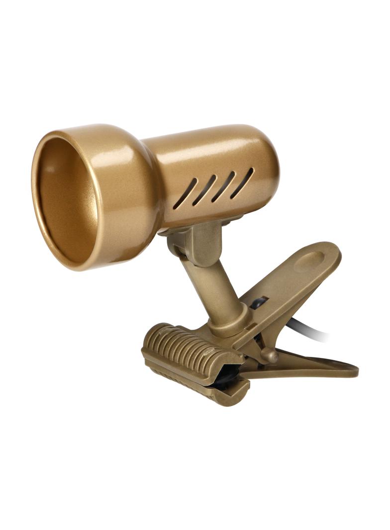 Kelly lampa biurkowa z klipsem 40W E14 stal + tworzywo złota DL-9/C ORNO