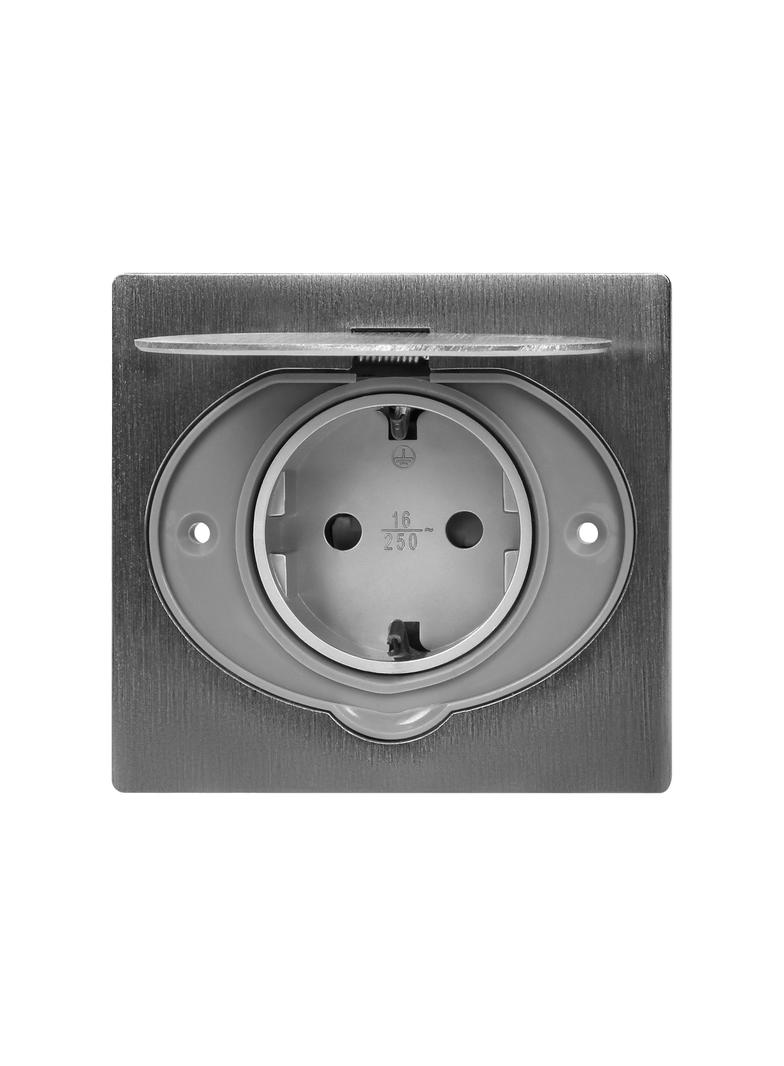 Hermetyczne gniazdo elektryczne, IP44 stal nierdzewna, wersja Schuko OR-AE-1397(GS) ORNO