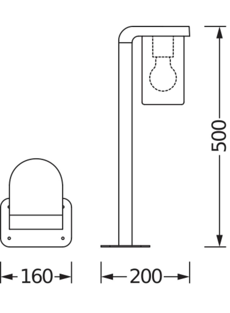 ENDURA CLASSIC CASCADE 50CM E27 LEDV