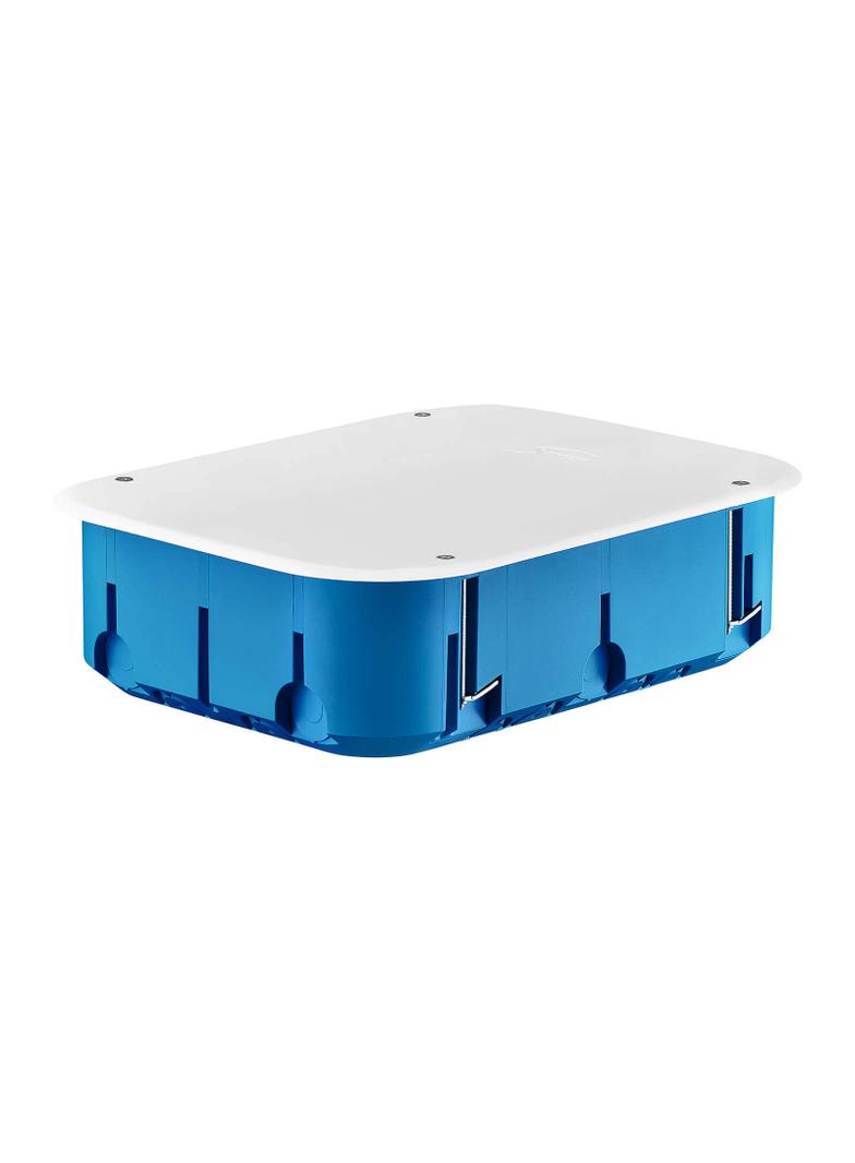 P6x60DP Puszka instalacyjna do pustych ścian Multibox2 - sześciopolowa O 6x60 z pokrywą niebiesk  SIMET