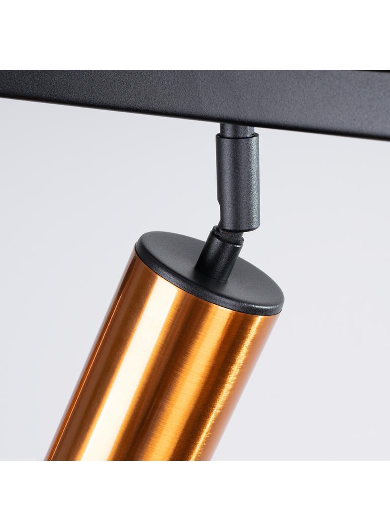 Plafon WINX 6L czarny/miedź