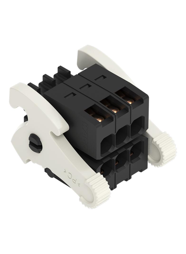 Gniazdo MCS‑MINI Classic 6‑biegunowe czarne raster 3,5mm 713‑1103/037‑000 /50szt./ WAGO